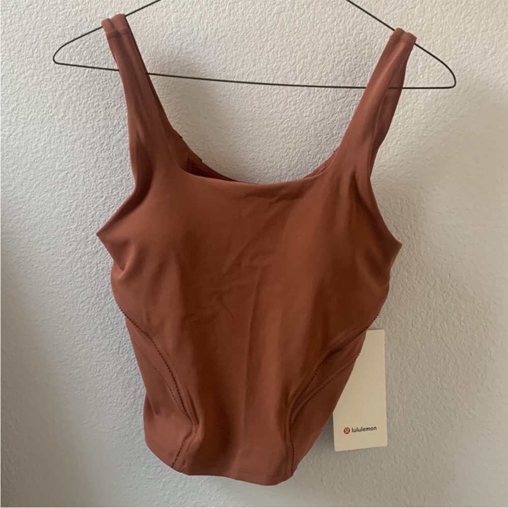 NWT Nulu and Mesh-Back Shelf-bra Yoga Tank ANCP size 4